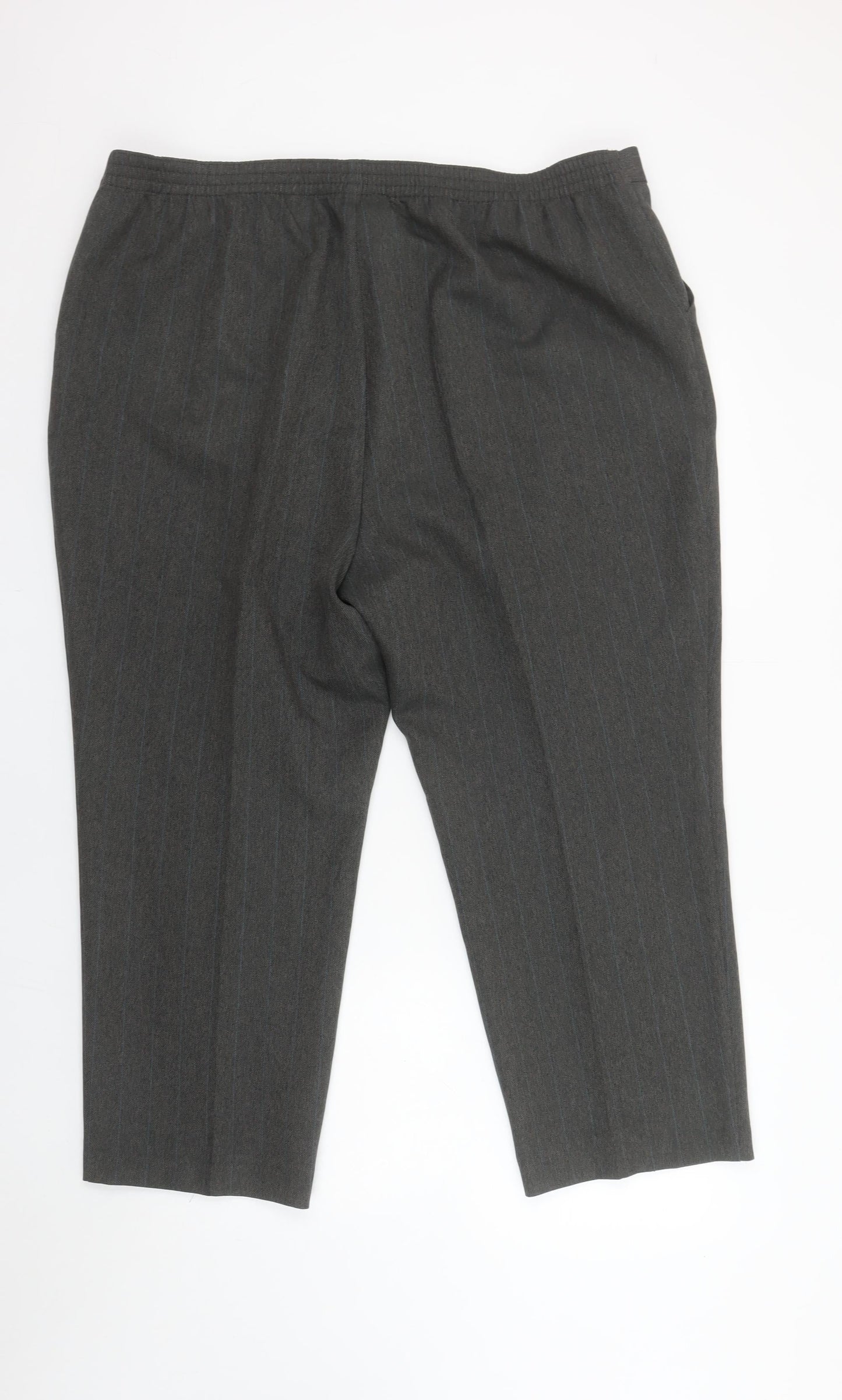 Womens UK Size 20 Marks and Spencer Regular Fit Business Workwear Formal Grey Tr