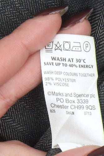 Womens UK Size 20 Marks and Spencer Regular Fit Business Workwear Formal Grey Tr