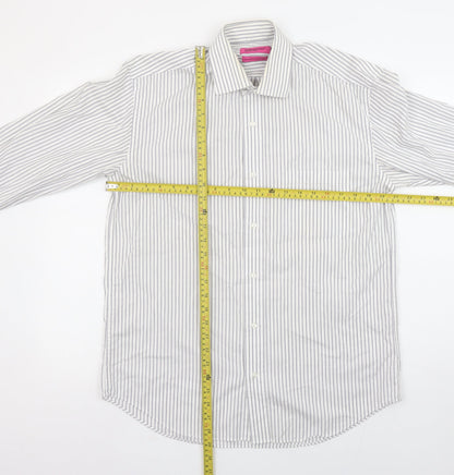 Mens UK Collar Size 15 butlerandwebb Smart White  Dress Shirt