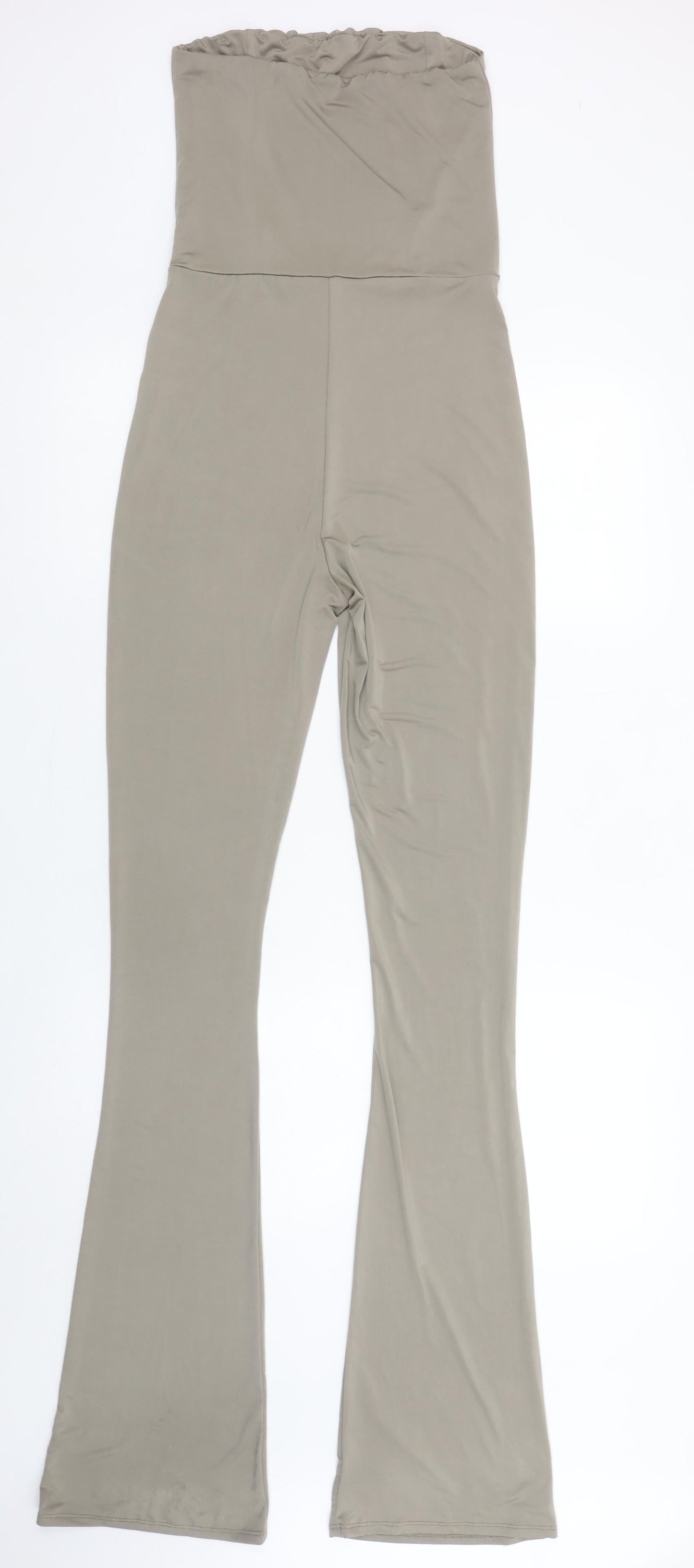 Womens UK Size 8 PRETTYLITTLETHING One-Piece Beige Jumpsuit