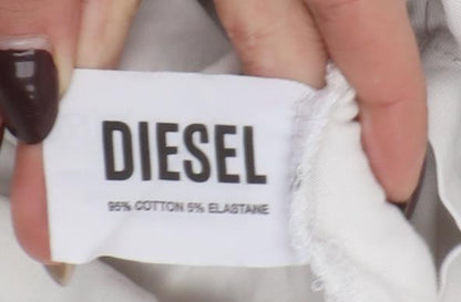 Mens UK Size S Diesel Beige  T-Shirt