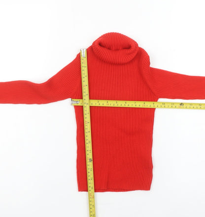 Girls UK Size 8 Years NEXT Red Pullover Jumper