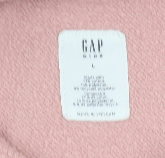 Girls UK Size 10-11 Years Gap Pink Pullover Hoodie