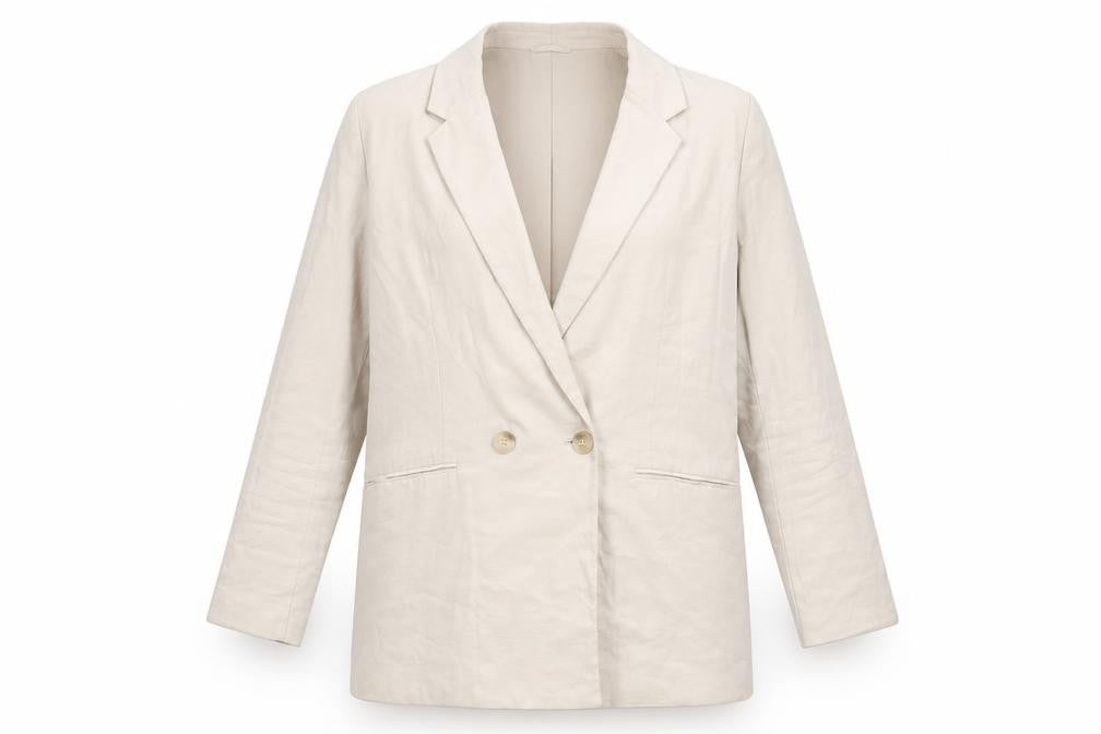 Womens UK Size M H&M Regular Beige Blazer