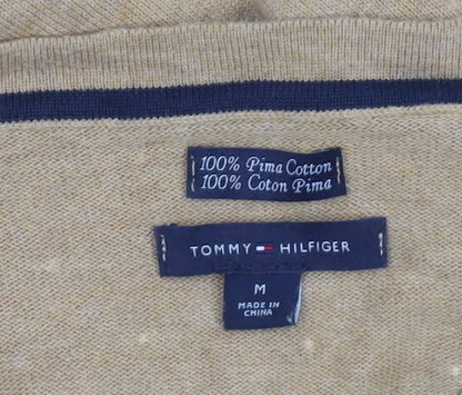 Womens UK Size M Tommy Hilfiger Beige Cardigan Jumper