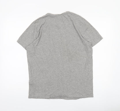 Mens UK Size L JACK & JONES Grey  T-Shirt