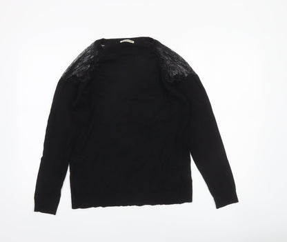 Womens UK Size 10 Whistles Black Pullover Jumper