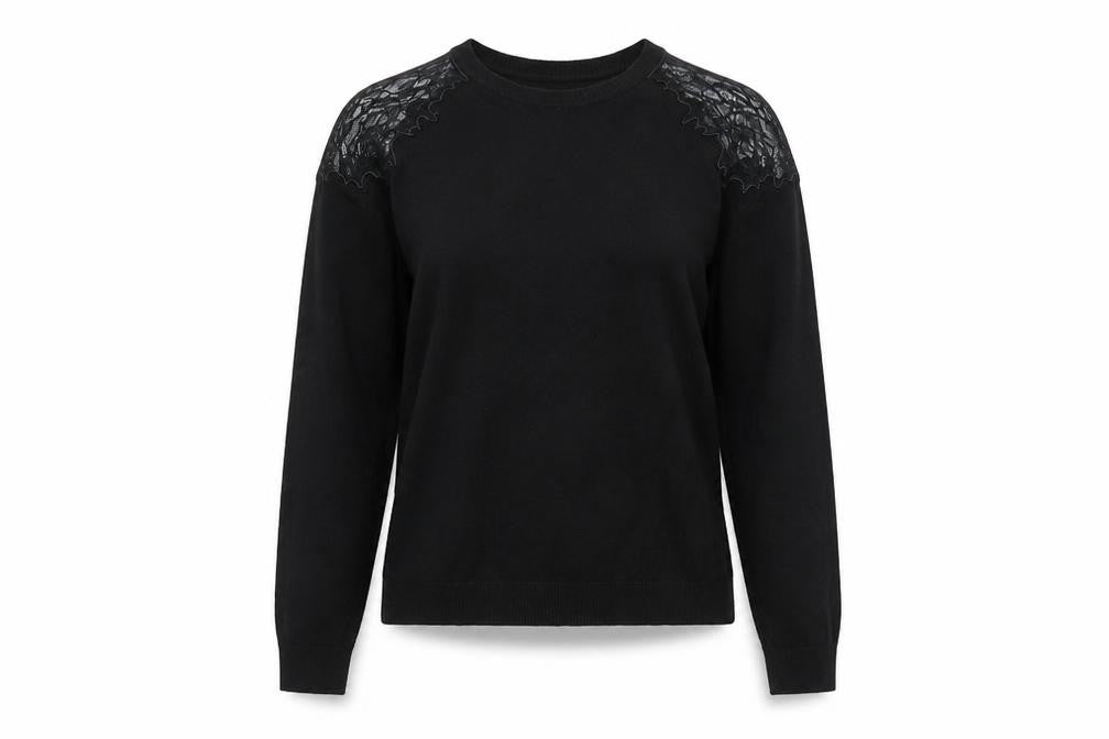 Womens UK Size 10 Whistles Black Pullover Jumper