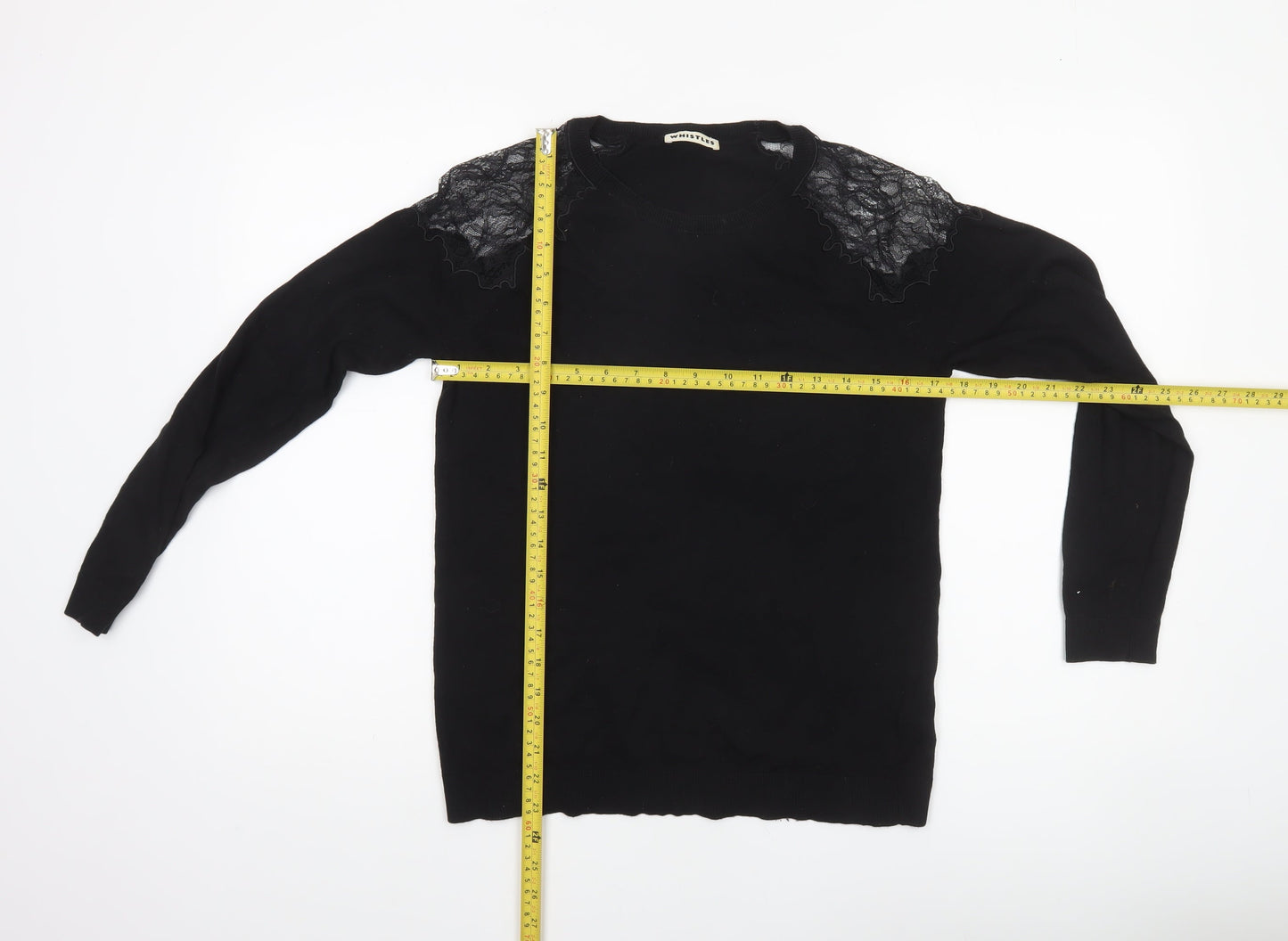 Womens UK Size 10 Whistles Black Pullover Jumper