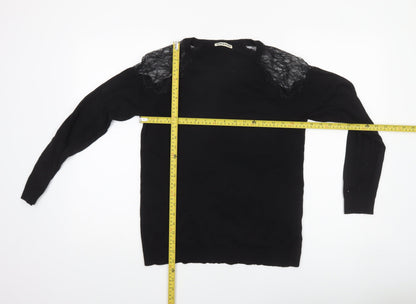 Womens UK Size 10 Whistles Black Pullover Jumper