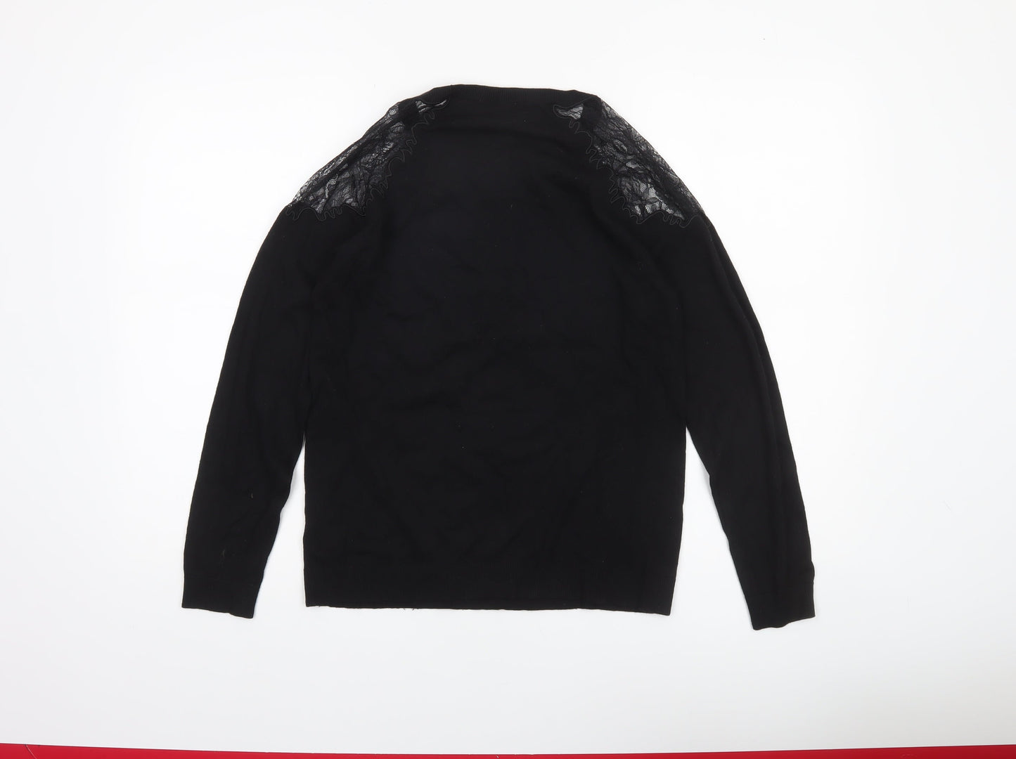 Womens UK Size 10 Whistles Black Pullover Jumper