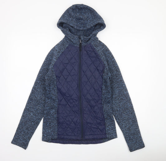 Womens UK Size 18 Mountain Warehouse Blue Full Zip Hoodie