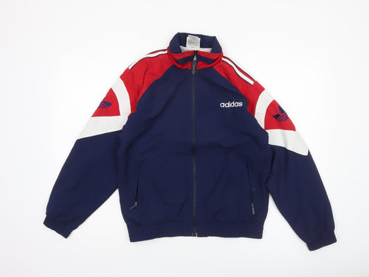 Boys UK Size 14 Years adidas Blue Track Jacket