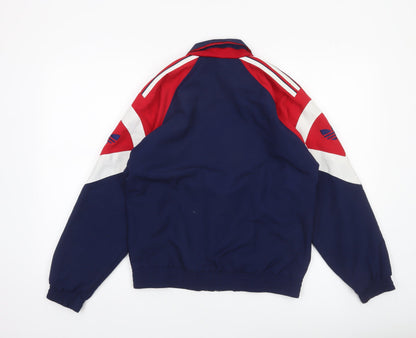 Boys UK Size 14 Years adidas Blue Track Jacket