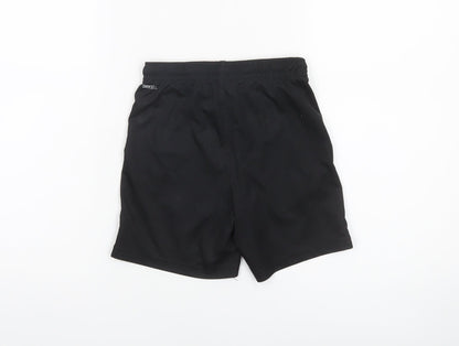 Puma Boys Black Athletic Activewear Shorts Size 7-8 Years Polyester