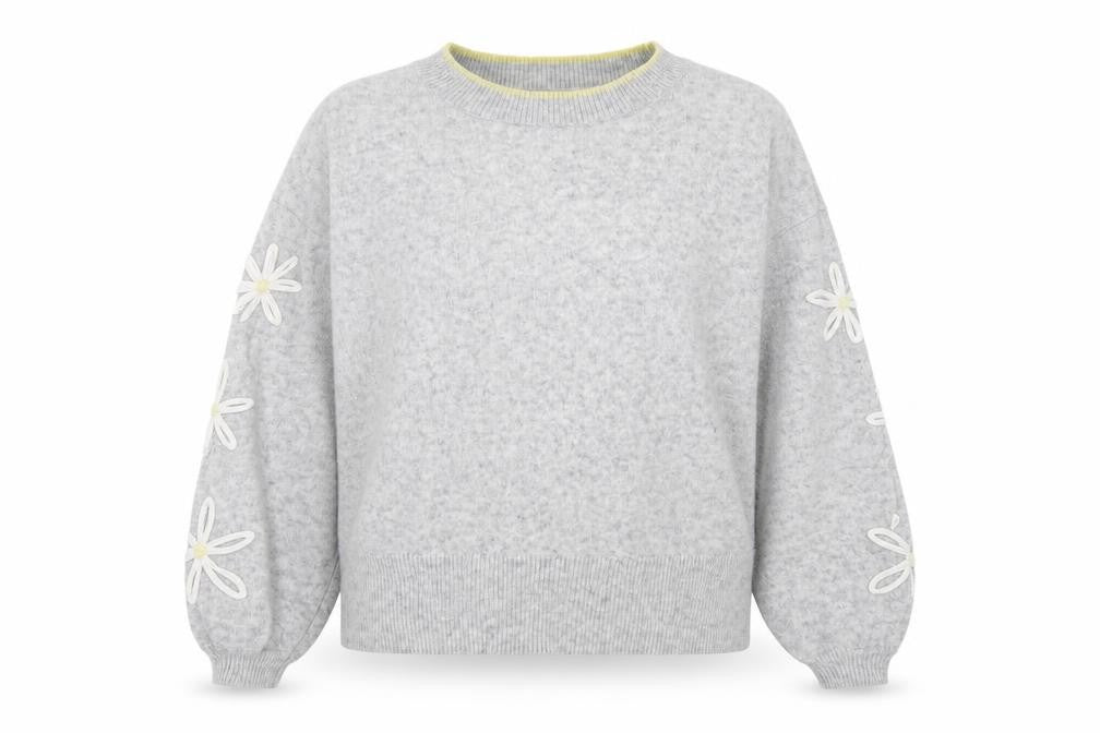 Womens UK Size 14 Oliver Bonas Grey Pullover Jumper