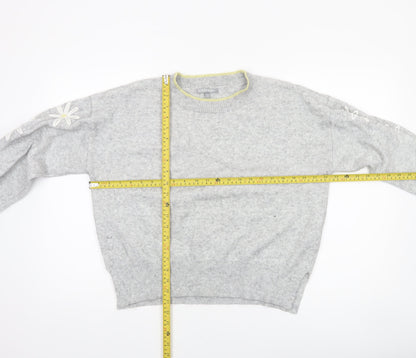 Womens UK Size 14 Oliver Bonas Grey Pullover Jumper