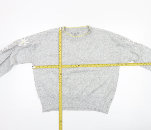 Womens UK Size 14 Oliver Bonas Grey Pullover Jumper