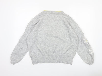 Womens UK Size 14 Oliver Bonas Grey Pullover Jumper