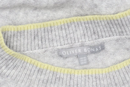 Womens UK Size 14 Oliver Bonas Grey Pullover Jumper