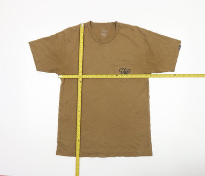 Mens UK Size M VANS Brown  T-Shirt