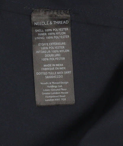 Womens UK Size 10 Needle & Thread A-Line Tulle Skirt