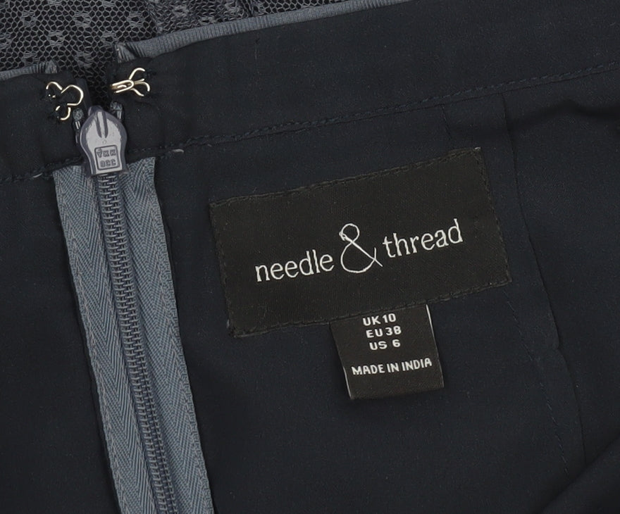Womens UK Size 10 Needle & Thread A-Line Tulle Skirt