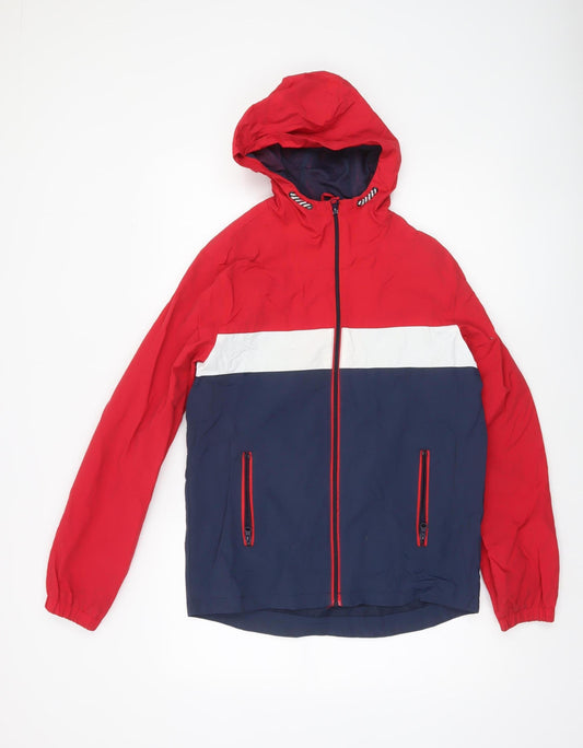 Mens UK Size 34 St. Bernard for Dunnes Stores Multicoloured Windbreaker Coat