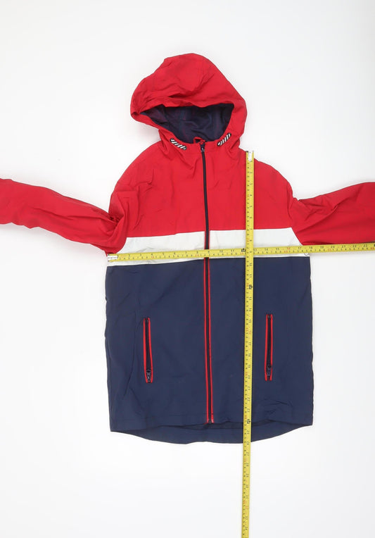 Mens UK Size 34 St. Bernard for Dunnes Stores Multicoloured Windbreaker Coat