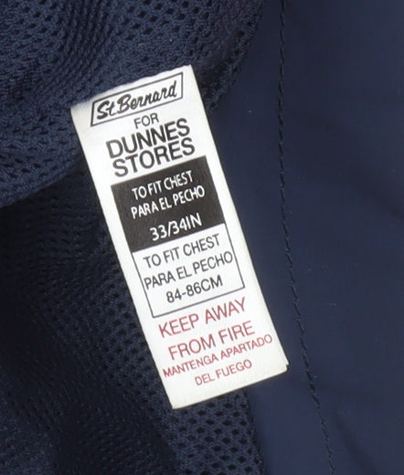 Mens UK Size 34 St. Bernard for Dunnes Stores Multicoloured Windbreaker Coat