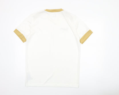 Mens UK Size S Nike White Football Running & Jogging Gym & Training T-Shirt