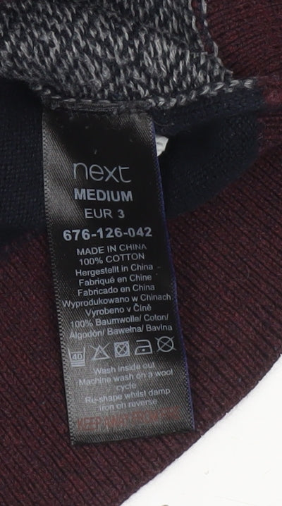 Mens UK Size M NEXT Blue Pullover Jumper