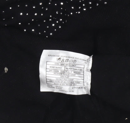 Womens UK Size M Klass Black Cardigan Jumper