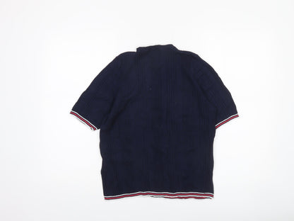 Womens UK Size 18 Marks and Spencer Blue Pullover Jumper