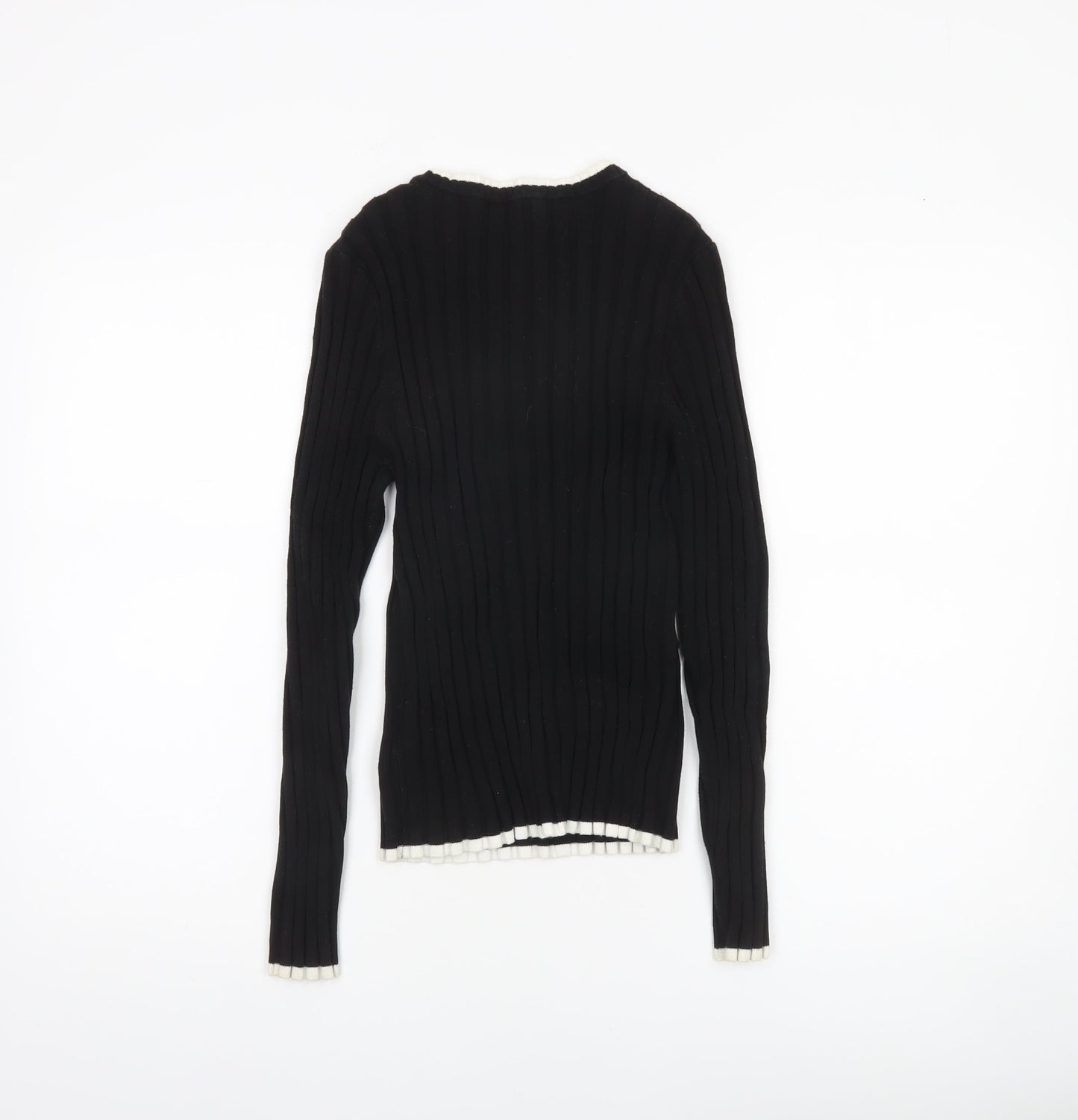Womens UK Size 8 Aje Athletica Black Pullover Jumper