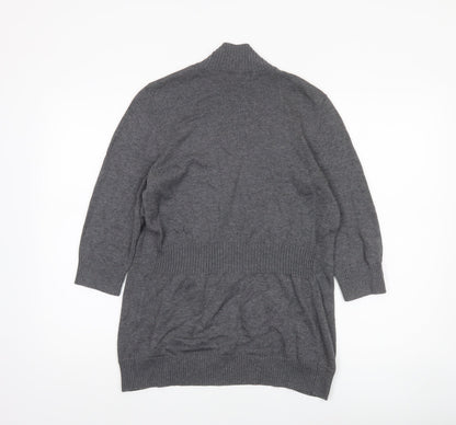 Womens UK Size M 8th & Madison Grey Cardigan Jumper