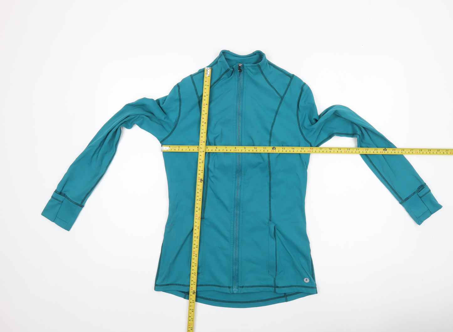 Womens UK Size 12 POWERCUT Blue Running & Jogging Gym & Training Yoga Jacket