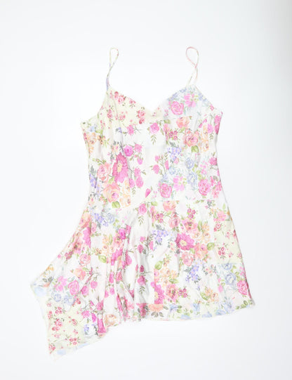 Primark Women’s Multicoloured Floral Slip Dress Size 14