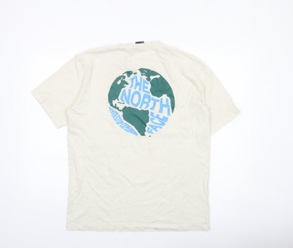 Mens UK Size S The North Face Ivory  T-Shirt