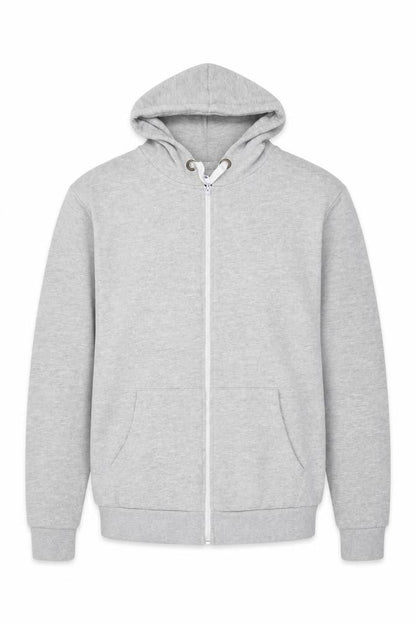 Mens UK Size L R.W.C Regulation Issue Grey Full Zip Hoodie