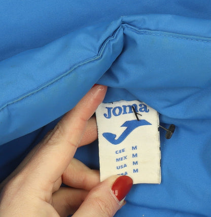Mens UK Size M Joma Blue Puffer Jacket