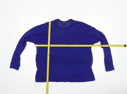 Womens UK Size 12 Dorothy Perkins Blue Pullover Jumper