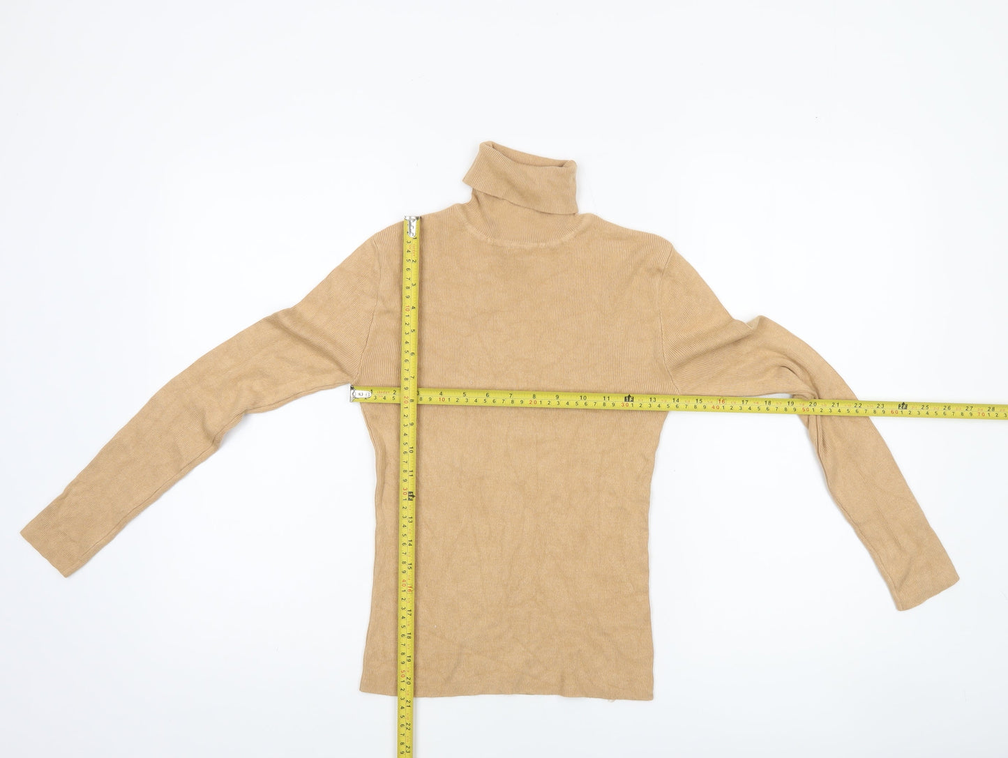 Womens UK Size S Primark Beige Pullover Jumper