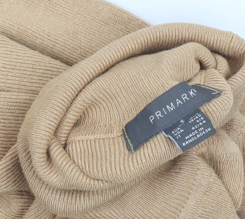 Womens UK Size S Primark Beige Pullover Jumper
