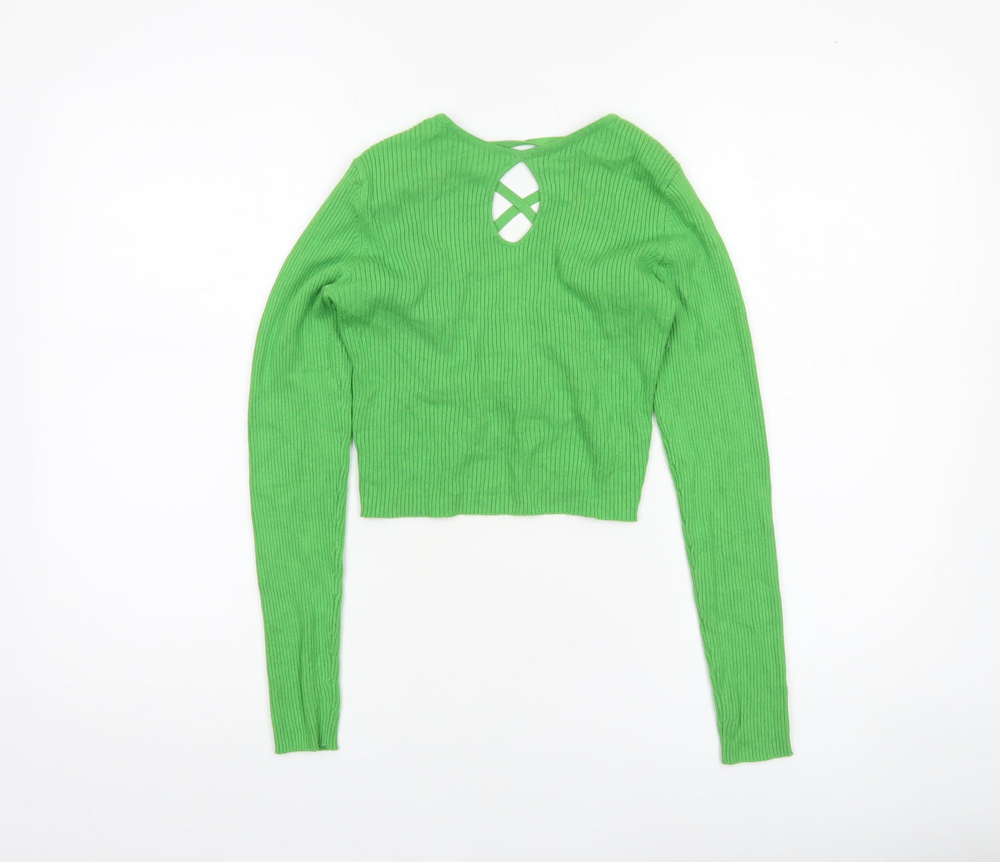 Womens UK Size 12 Miss Selfridge Green Cardigan Jumper