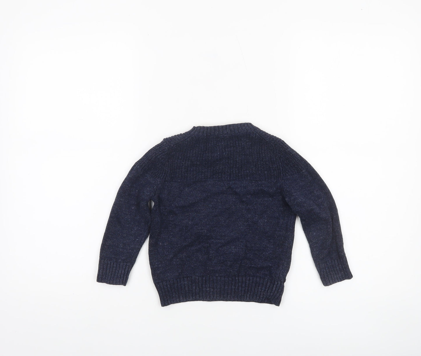 Boys UK Size 2 Years Gap Blue Pullover Jumper
