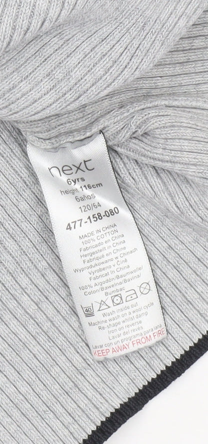 Boys UK Size 6 Years NEXT Grey Pullover Jumper