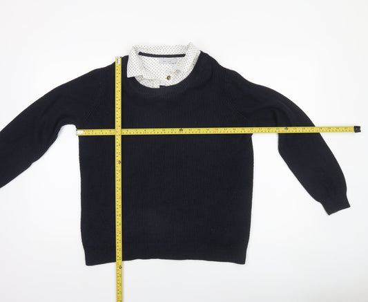 Womens UK Size 14 Marks and Spencer Black Pullover Jumper