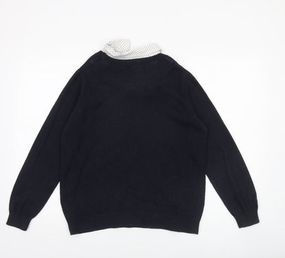 Womens UK Size 14 Marks and Spencer Black Pullover Jumper