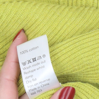 Womens UK Size 8 John Lewis Yellow Pullover Jumper